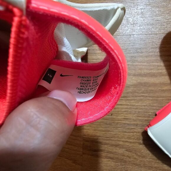 Nike GK Premier SGT Goalkeeper Gloves Size 10 Goalie Soccer CK4899-635 Red White - Picture 2 of 9